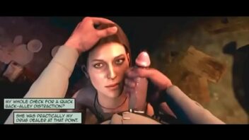 Lara Croft hotéis gostosa coberta de porra